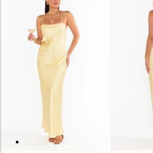 Show Me Your MuMu Butter Yellow Wedding Dress